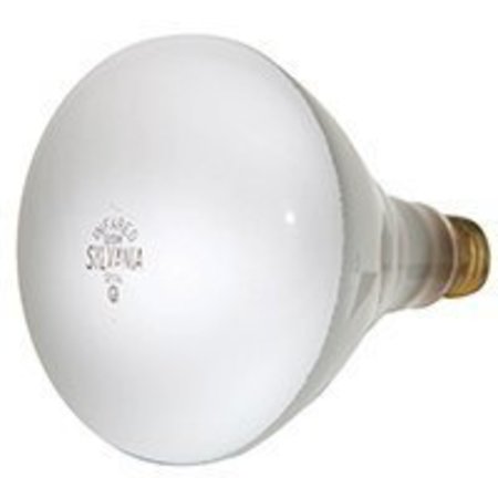 SYLVANIA Sylvania 15451 Incandescent Lamp, 120 V, 125 W, Medium E26, BR40 Lamp 15451